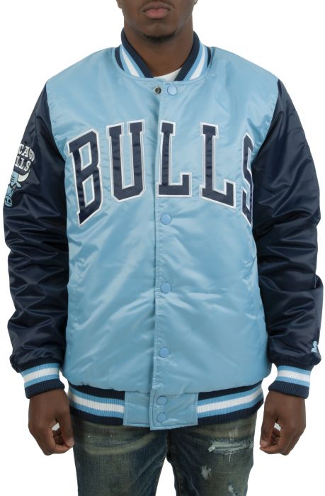 Chicago Bulls Carolina Blue Jacket Carolina Blue/ Navy