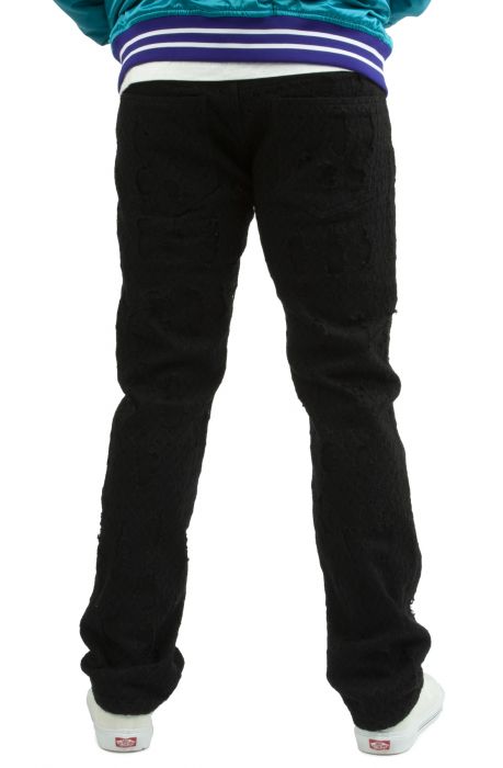 Hopper Shredded Jeans Jet Black
