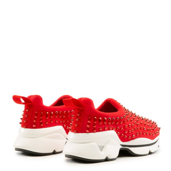Stylist-1 Spikey Sneakers Red