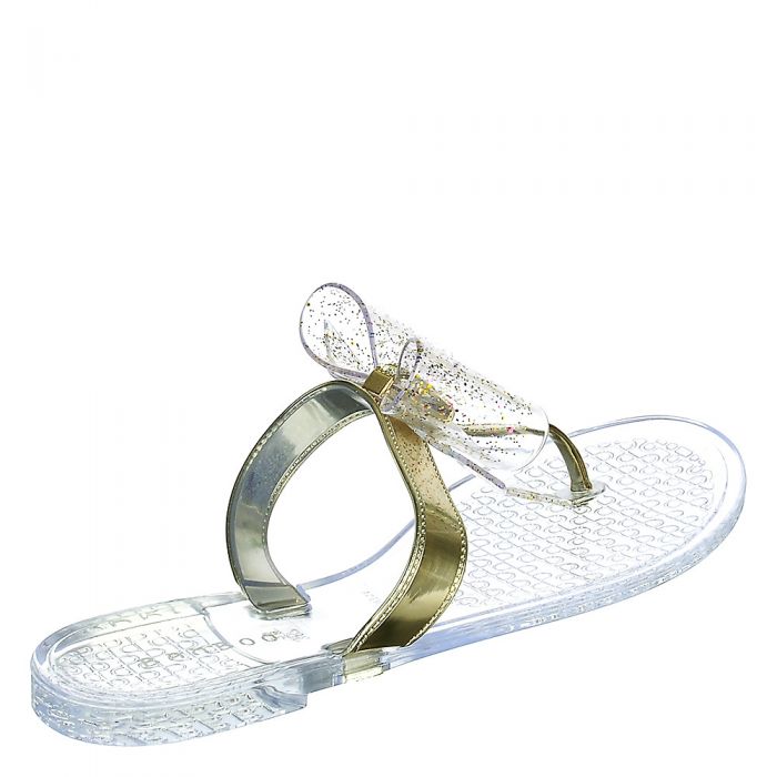 Claire-28 Thong Sandal Clear