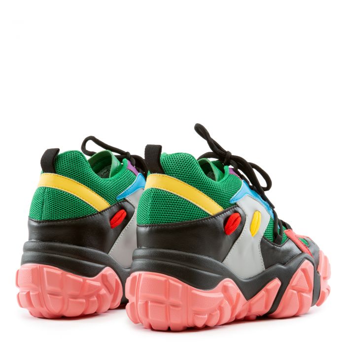 Persimmon-01 Wedge Sneakers Multi