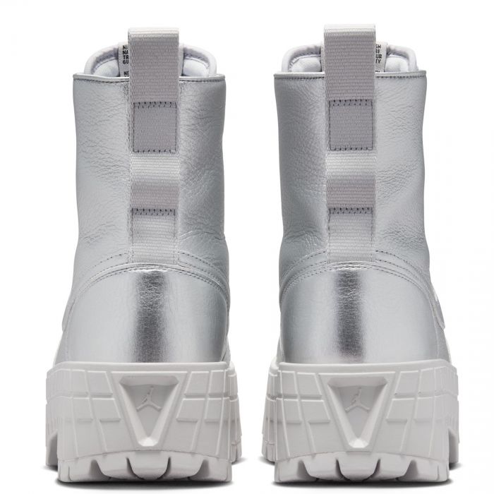 Air Jordan 1 Brooklyn Boots Metallic Silver/Neutral Grey