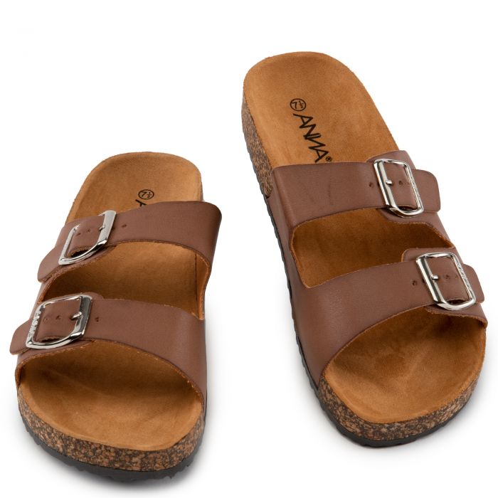 Glory-100 Sandals Chestnut