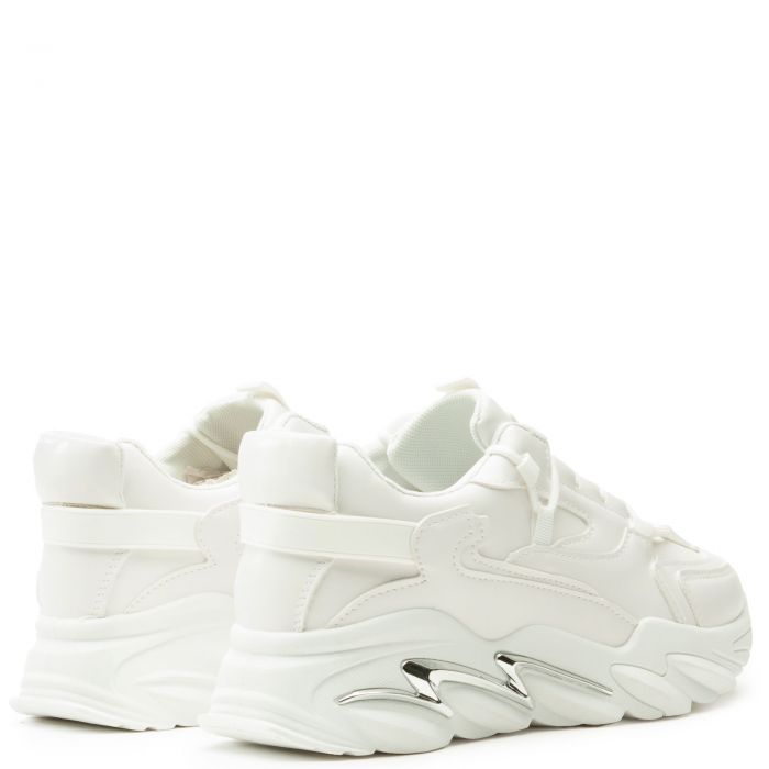 Preeti Chunky Platform Sneaker White