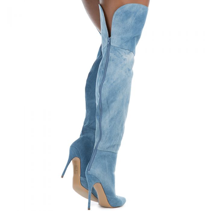 Women's Yachel-3S High Heel Boot ICE DENIM