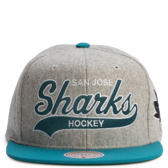 NHL San Jose Sharks Tailsweep 2.0 Melton Original Fit Snapback Grey