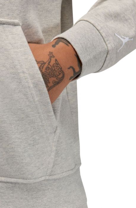 Dri-FIT Pullover Hoodie Grey Heather/White