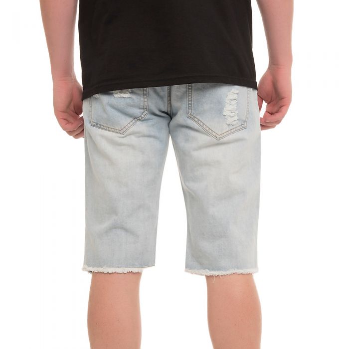 ROYAL 7EVEN Men's Ripped Denim Shorts RSTO2 Shiekh