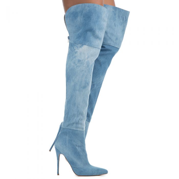 Women's Yachel-3S High Heel Boot ICE DENIM