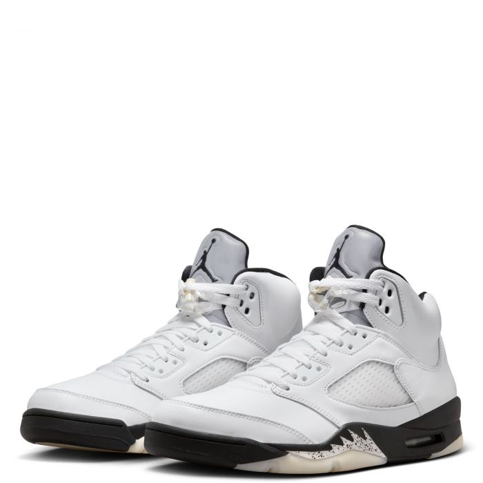 Air Jordan 5 Retro White/Black-Sail-Metallic Silver