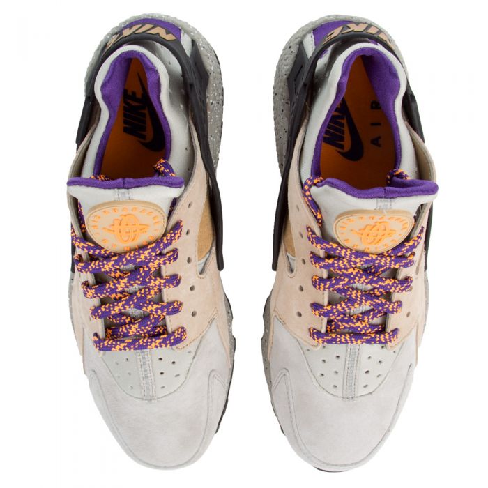 Air Huarache Run LINEN/GOLDEN BEIGE-BLACK-COURT PURPLE