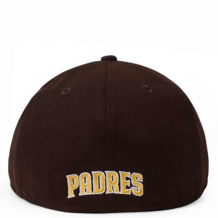 MLB San Diego Padres 59Fifty Fitted Hat  Brown/Yellow