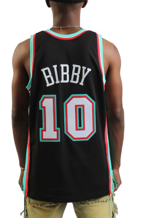 NBA Vancouver Grizzlies Mike Bibby Swingman Jersey  Black