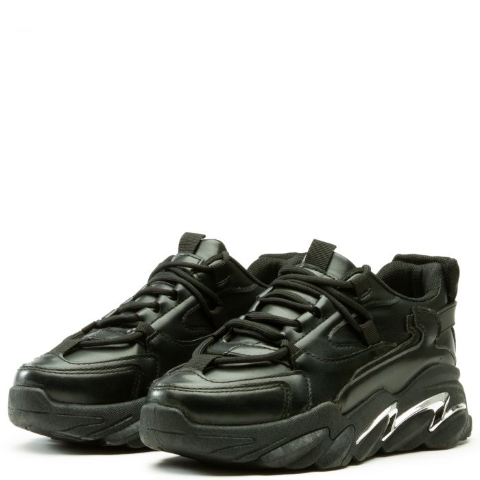 Preeti Chunky Platform Sneaker Black