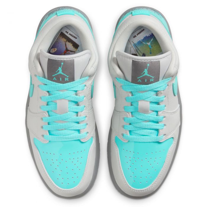 Jordan 1 Low SE Photon Dust/Aurora Green-Smoke Grey