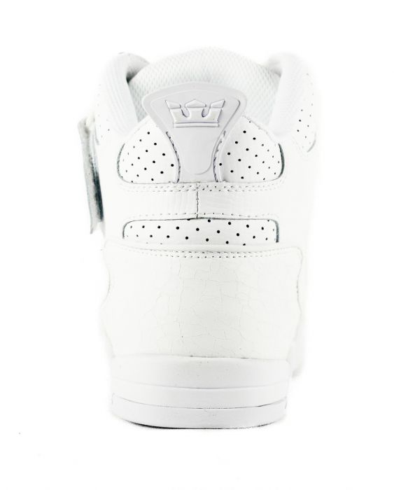 Supra for Men: Bleeker White White Sneaker White