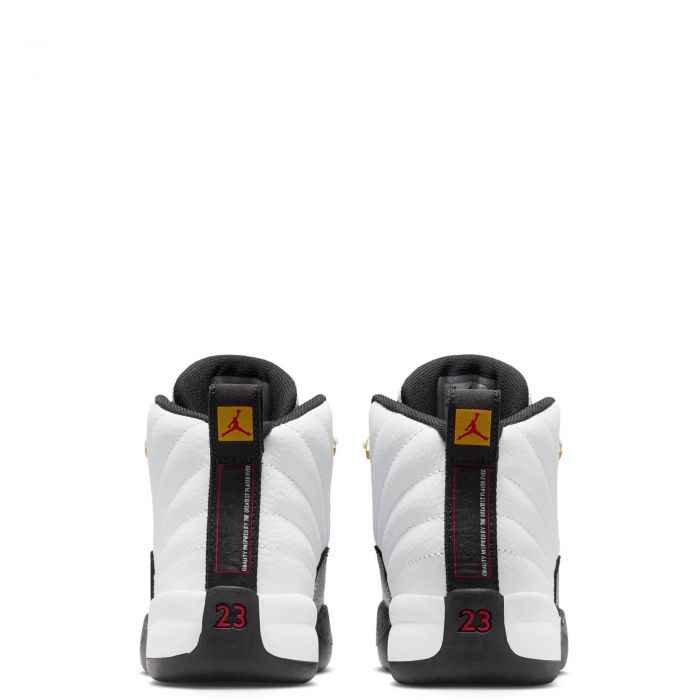 Pre-School Jordan 12 Retro Taxi White/Black-Taxi
