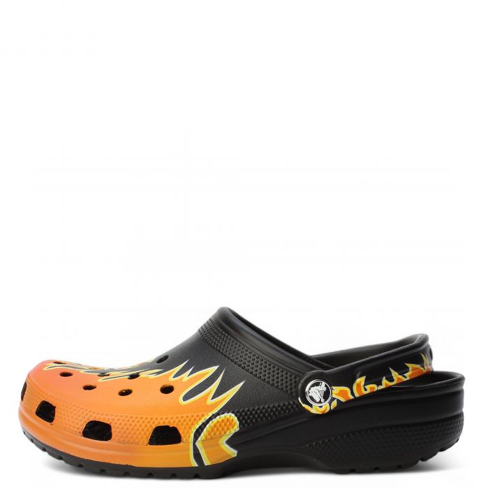 Classic Flames Clog BLACK/MULTI