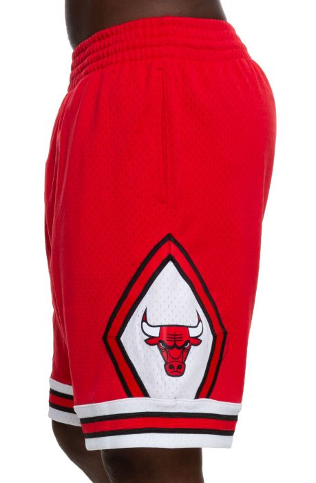 Chicago Bulls Swingman Shorts Raptors Red
