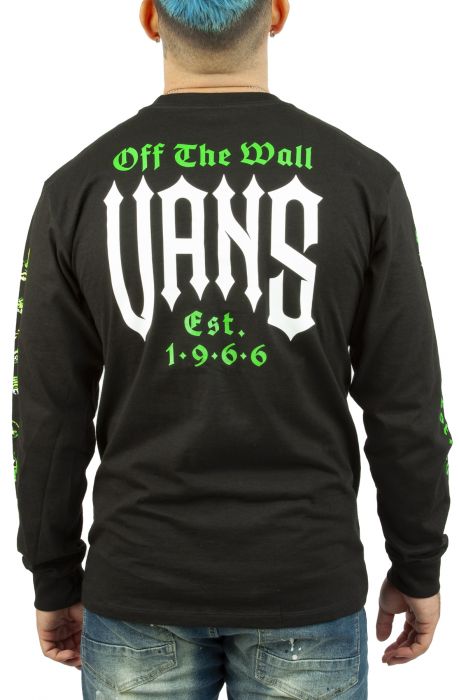 Eyes In The Dark Long Sleeve T-Shirt Black