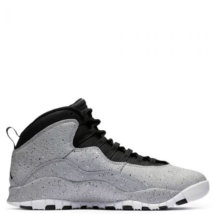 MEN'S AIR JORDAN 10 RETRO LT SMOKE GREY/BLACK-INFRARED 23-WHITE