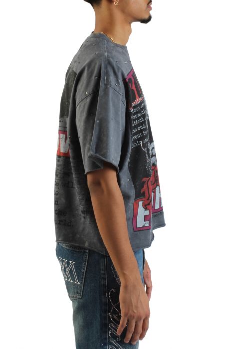 Burning Endures T-Shirt  Dark Grey