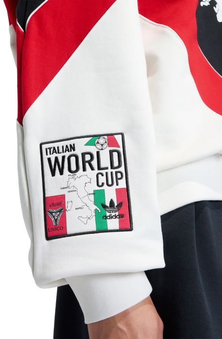 Italia Coppa Del Mundo Crew  White/Black/Vivid Red/Semi Court Green