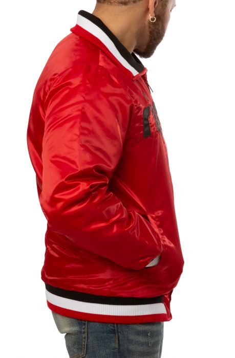 Portland Trailblazers Varsity Jacket Red