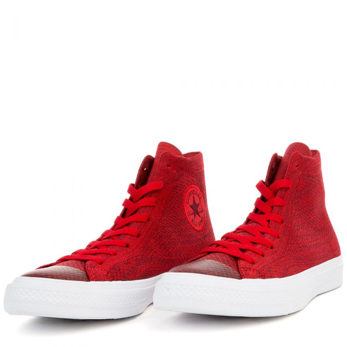 Men's Chuck II FlyKnit Sneaker RED/WHITE