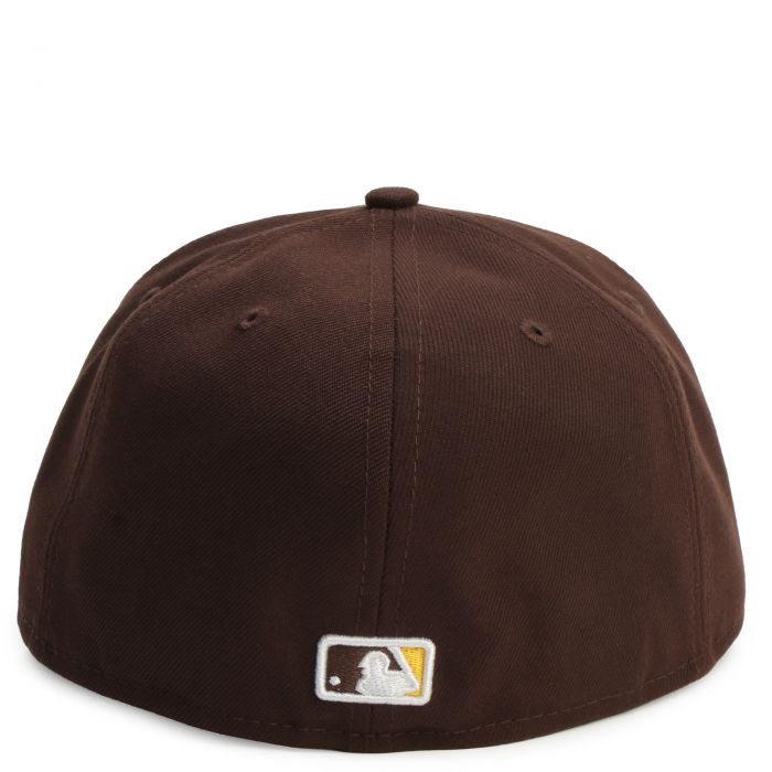 MLB San Diego Padres 59FIFTY Fitted Hat Brown