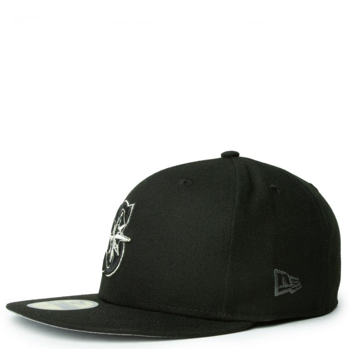 Seattle Mariners Black 59Fifty Fitted Cap