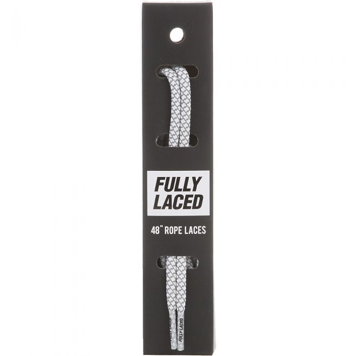 Unisex Rope Shoe LacesLACES/W3M White/Grey