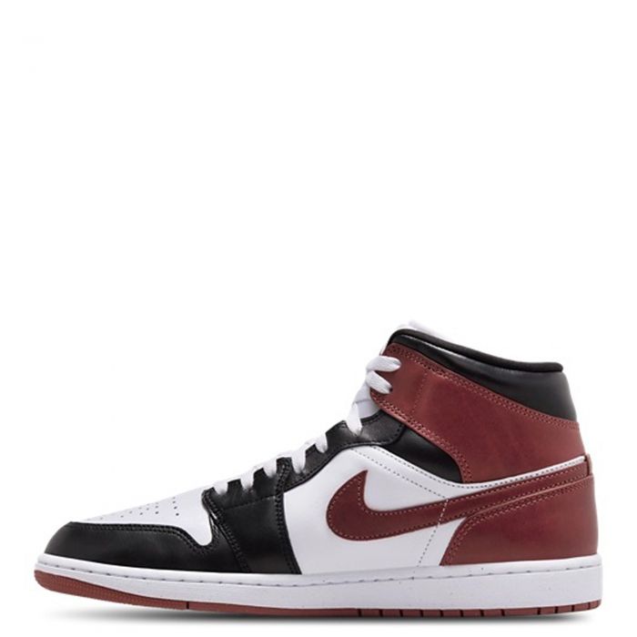 Air Jordan 1 Mid SE WHITE/DARK PONY-BLACK