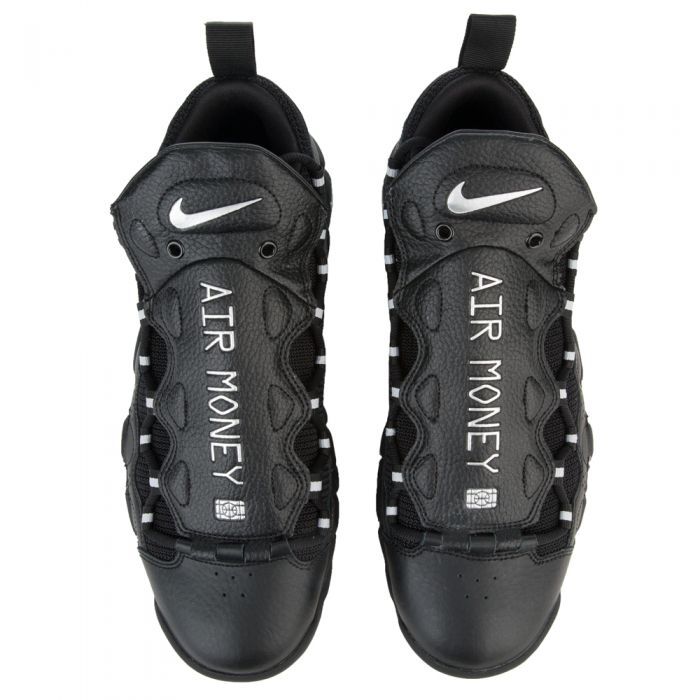 Air more money on sale black metallic silver