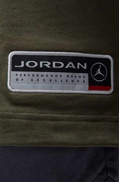 Essentials Long-Sleeve Rugby Top Cargo Khaki