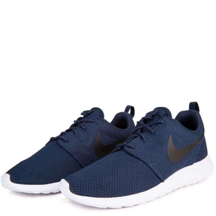 roshe run blue and white