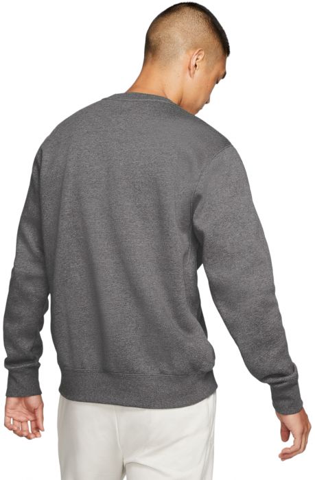 Sportswear Club Fleece Crewneck Charcoal Heather/White