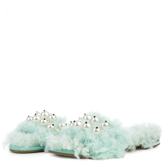 Cape Robbin Women's Evelyn-7 Mint Fury Sandal Mint