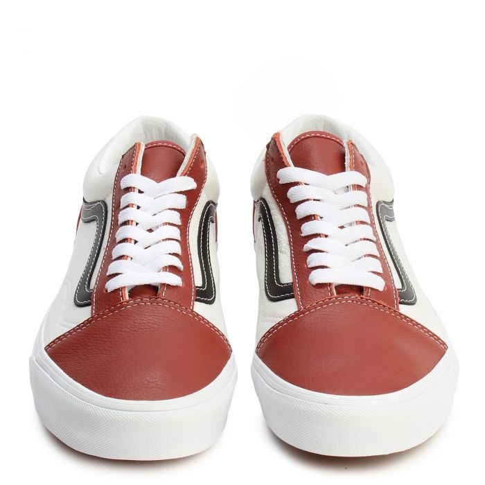 Old Skool White/Sport Red