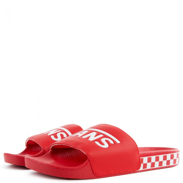 Slide-on Slides Racing Red/True White