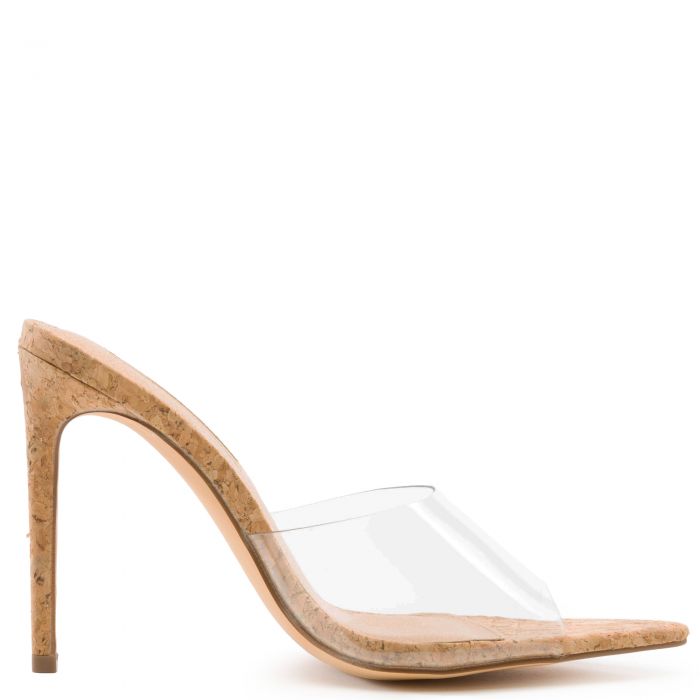 Laurent-3 Pointy Clear Toe High Heels