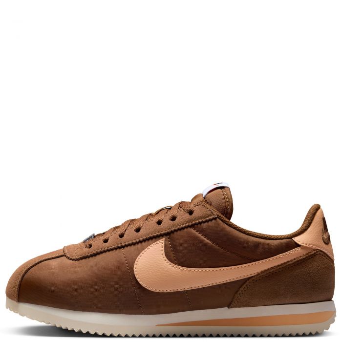  Women's Cortez Textile Lt British Tan/Orange Chalk-Sail