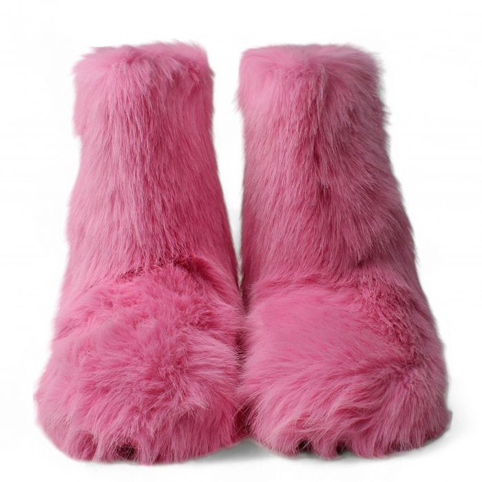 MELANIE-21 Fur Boot Pink