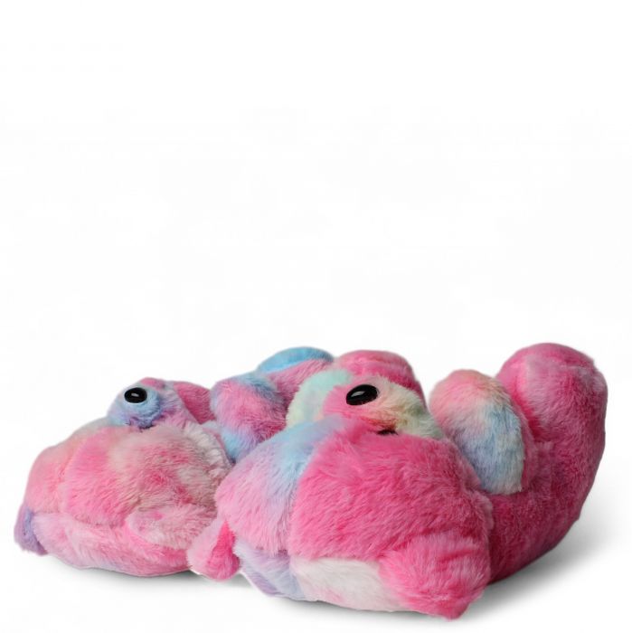 Plush-01 Bear Fuzzy Slippers Multi color