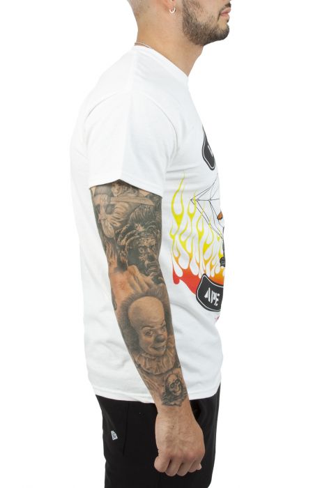 Live To Ape Tee White