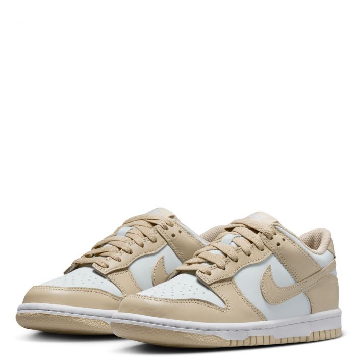 Grade-School Dunk Low Desert Khaki/ Desert Khaki-Pure Platinum