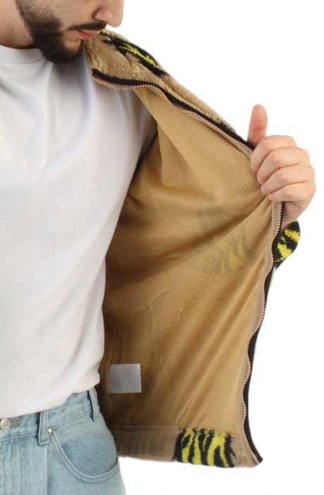 Flamin' Zip Sherpa Fleece Jacket Oatmil