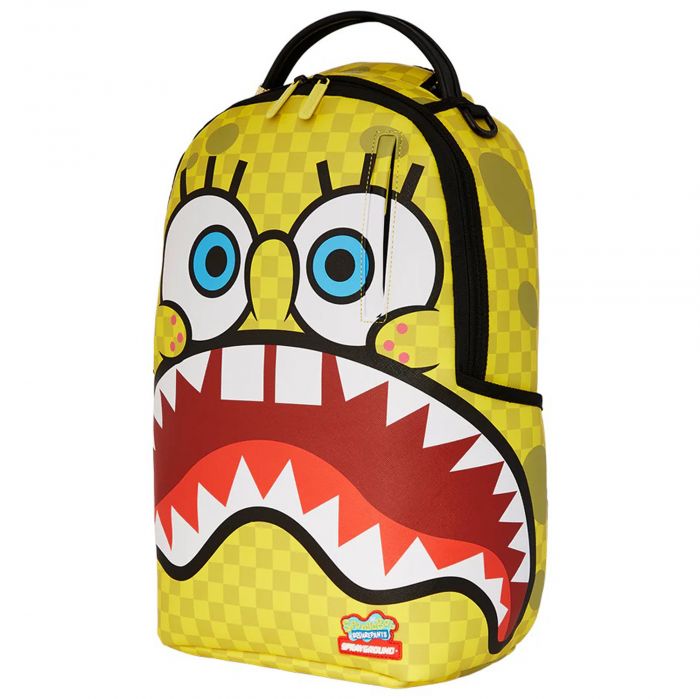 SpongeBob CheckerBob DLXSV Backpack Yellow