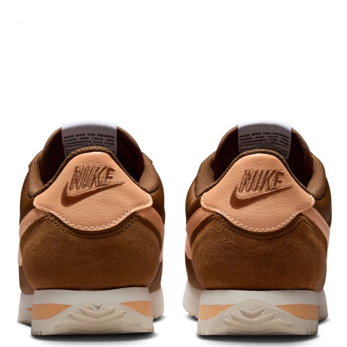  Women's Cortez Textile Lt British Tan/Orange Chalk-Sail