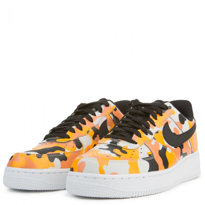 nike orange air force 1 07 lv8 trainers